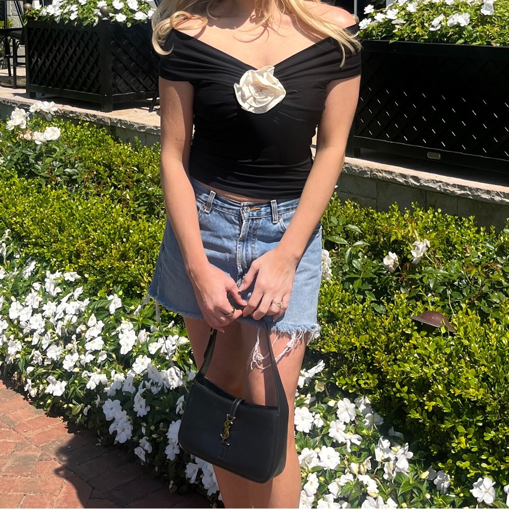 Reformation Emerald knit top